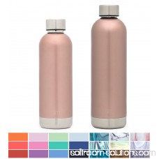 Simple Modern 17oz Bolt Water Bottle - Stainless Steel Hydro Swell Flask - Double Wall Vacuum Insulated Reusable Pink Small Kids Metal Coffee Tumbler Leak Proof Thermos - Primrose Marble 569664239